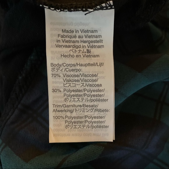 J Crew Buffalo Plaid Tartan Sleeveless Blouse - Picture 5 of 9